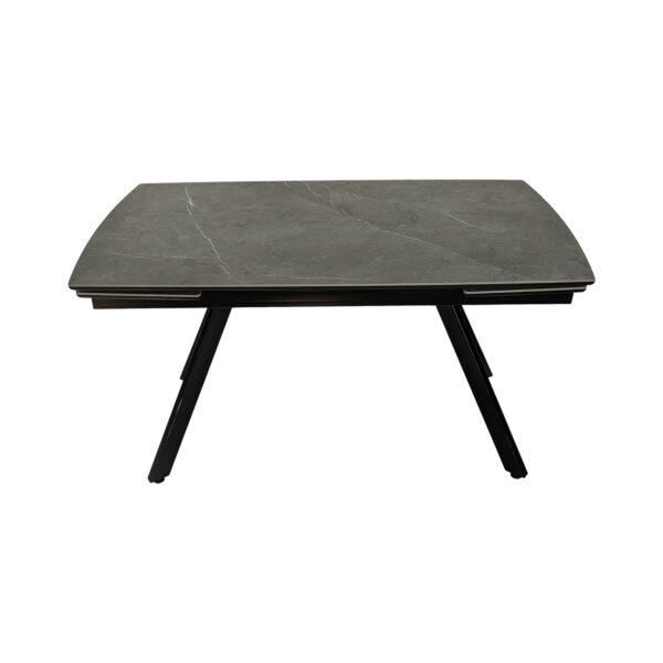 Кухонный стол Impero Gres серого цвета 140 см