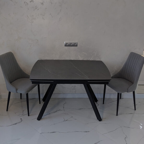 Стол 120 см цвета бетон от Impero Gres