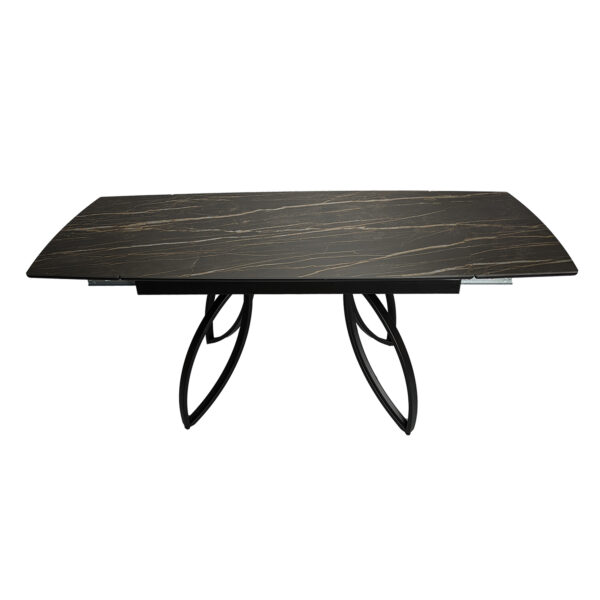 Раздвижной кухонный стол от Impero Gres - Черный лотос